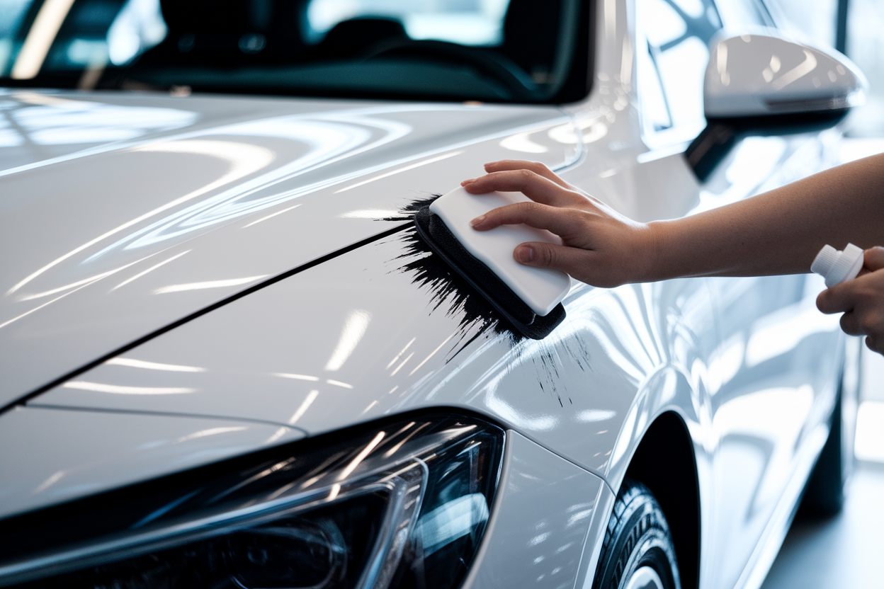 Enlever Tache Noire sur Carrosserie Blanche : Solutions Efficaces et Rapides