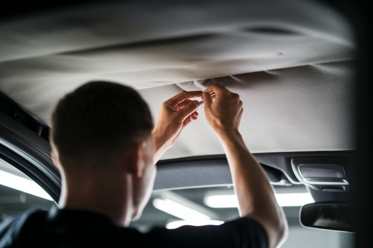 Recoller Un Ciel de Toit : Comment Réparer Votre Voiture