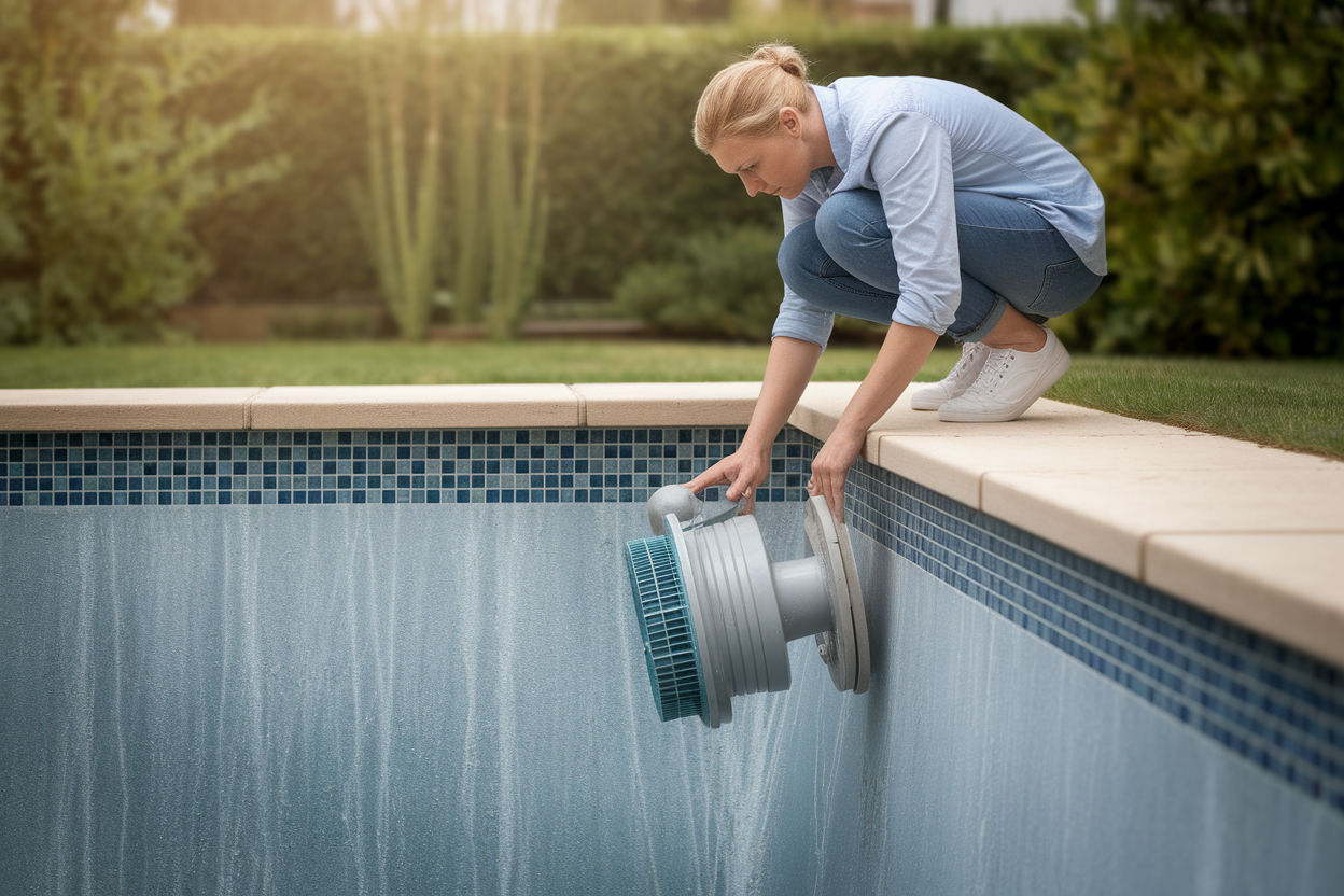 Ma piscine se vide en mode filtration : que faire quand le niveau d&rsquo;eau diminue