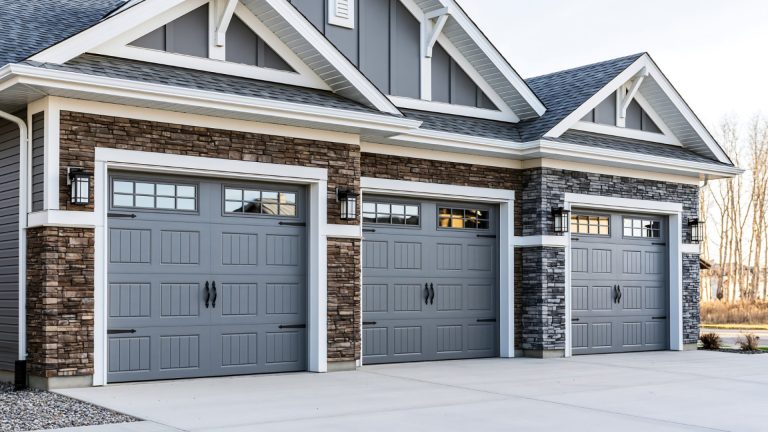 Porte de garage battante : le charme du traditionnel